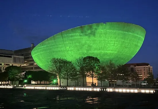 Mower Lights the Sky Green for Arthritis Foundation Milestone