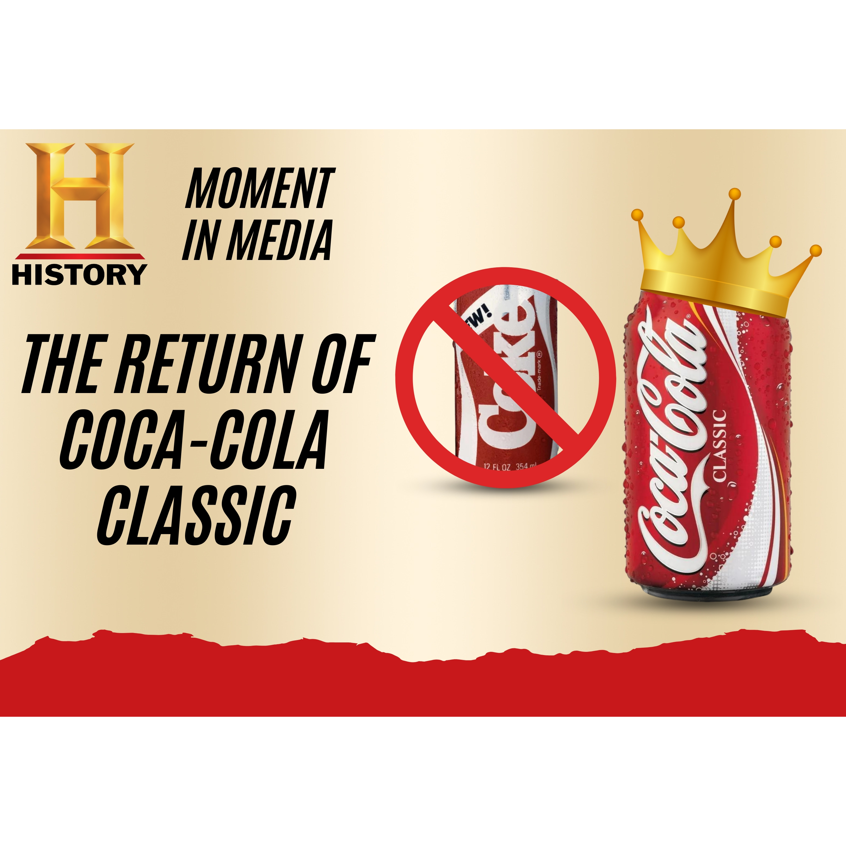 Cover image for  article: HISTORY's Moment in Media: The Return of Coca-Cola Classic