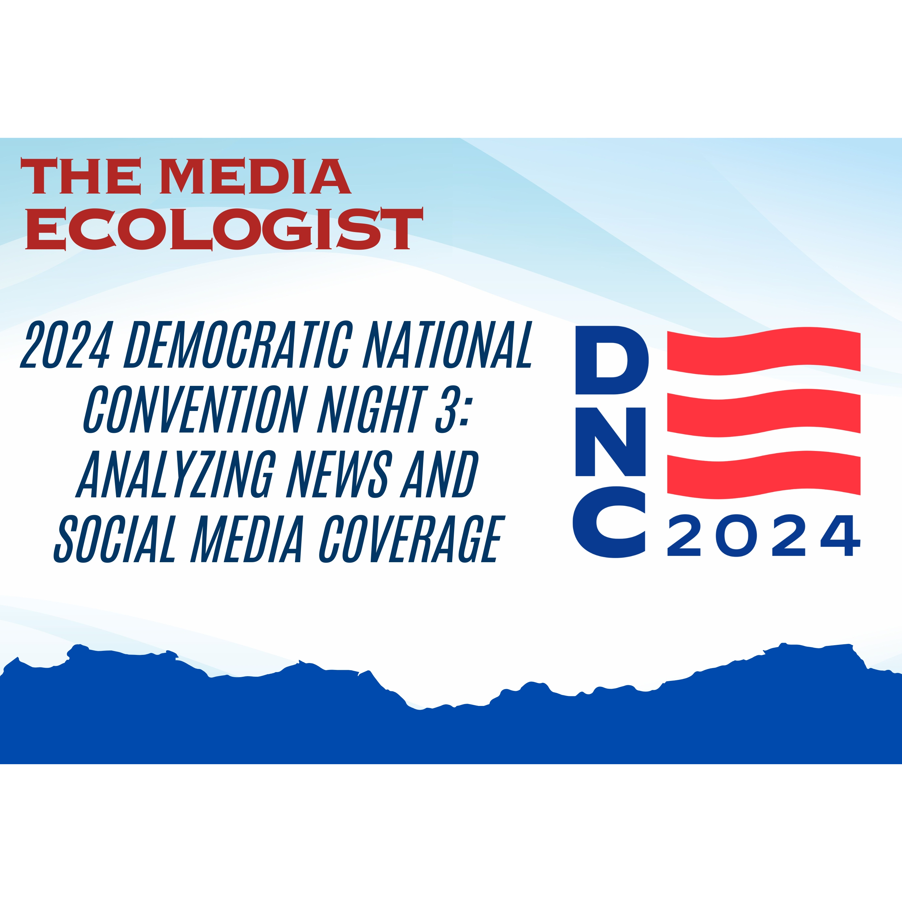 Cover image for  article: 2024 Democratic Convention Night 3: Analyzing News and Social Media Coverage