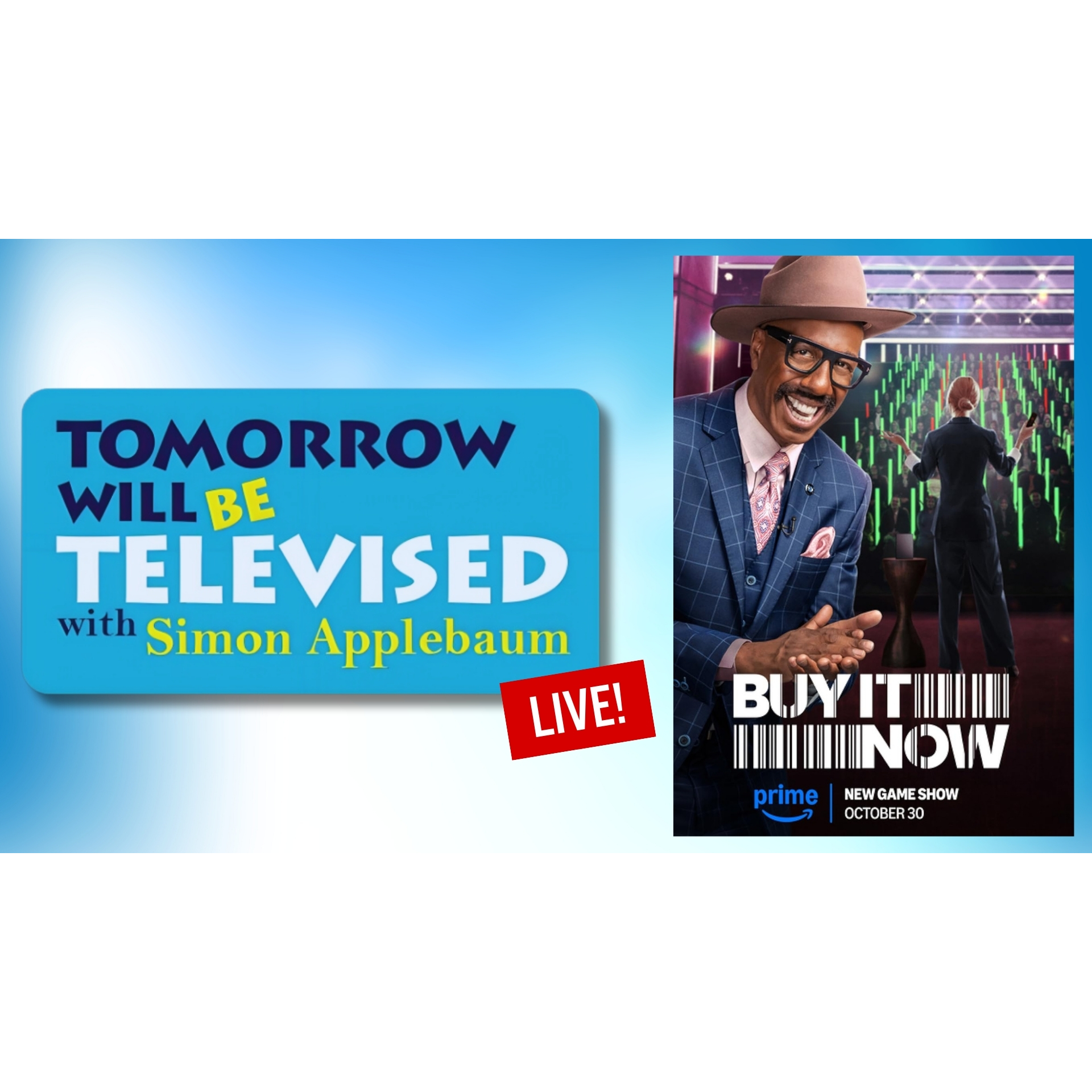 Cover image for  article: Tomorrow Will Be Televised: “Buy It Now”, ZipWave TV & Quincy Jones Tribute Episode - Listen Live Today at 2pm